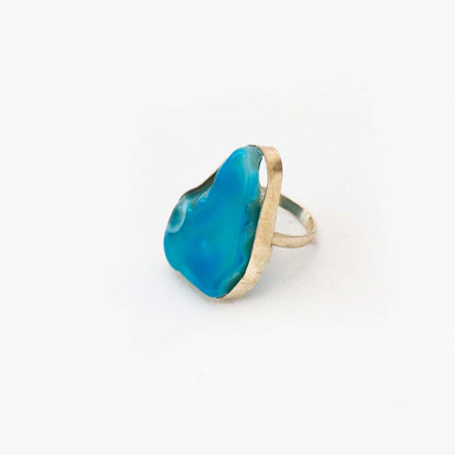 Azure Statement Ring