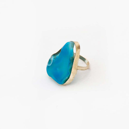 Azure Statement Ring