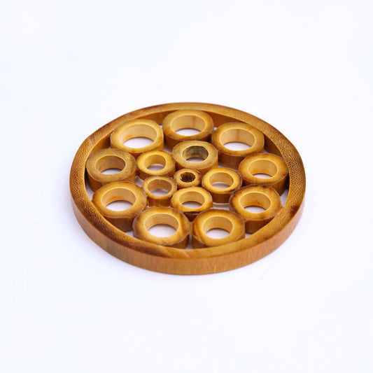 Bamboo Coaster Set