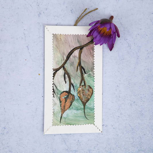 Bo Leaves Greeting Card