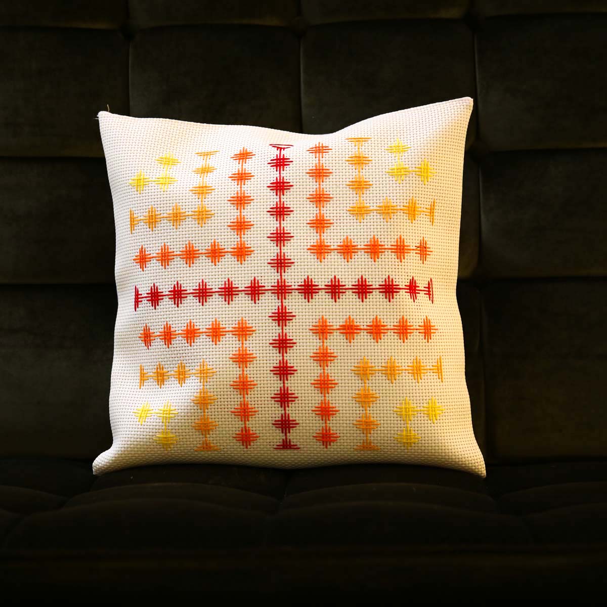 Cross Stitch Cushion Cover