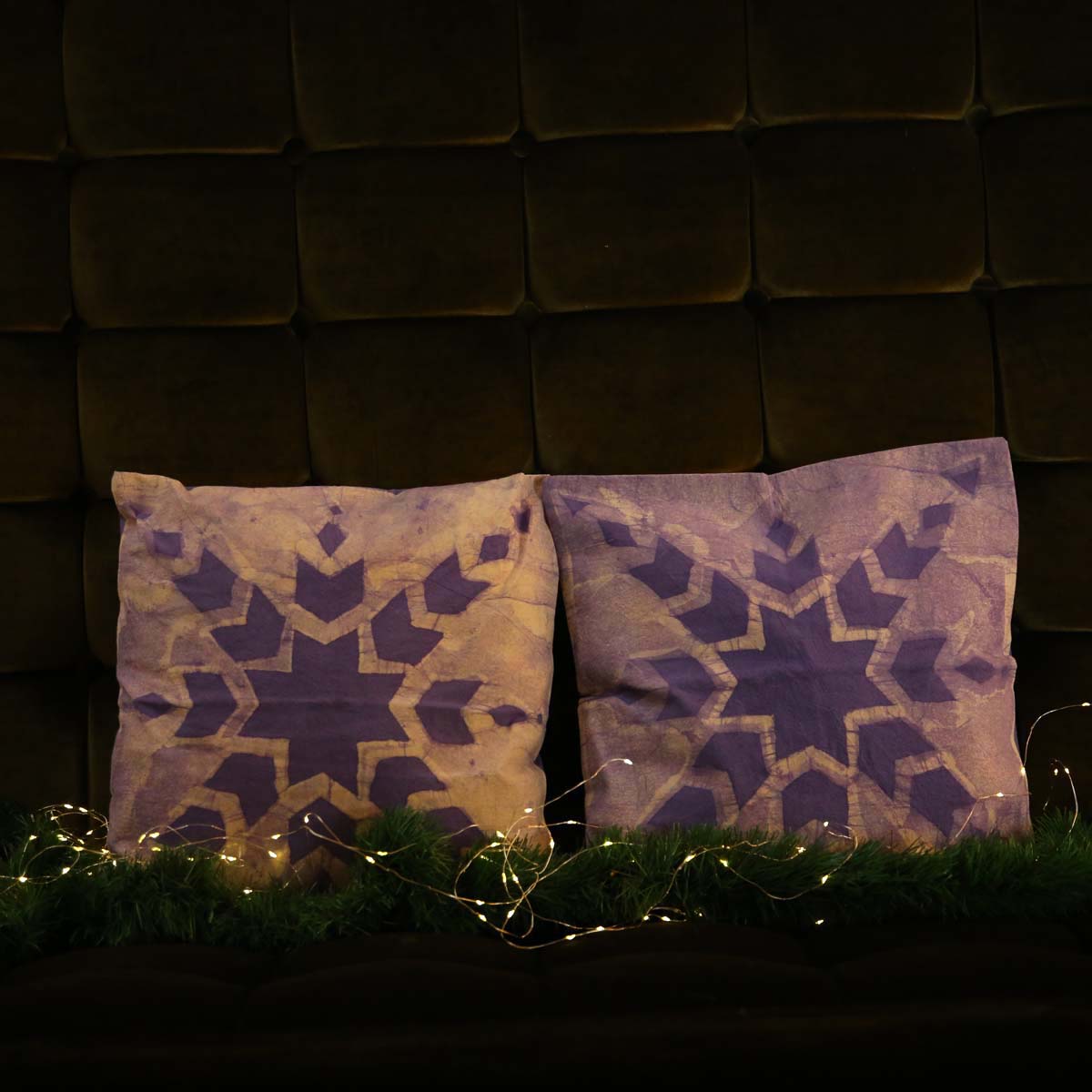 Frosty Christmas Cushion Cover Set