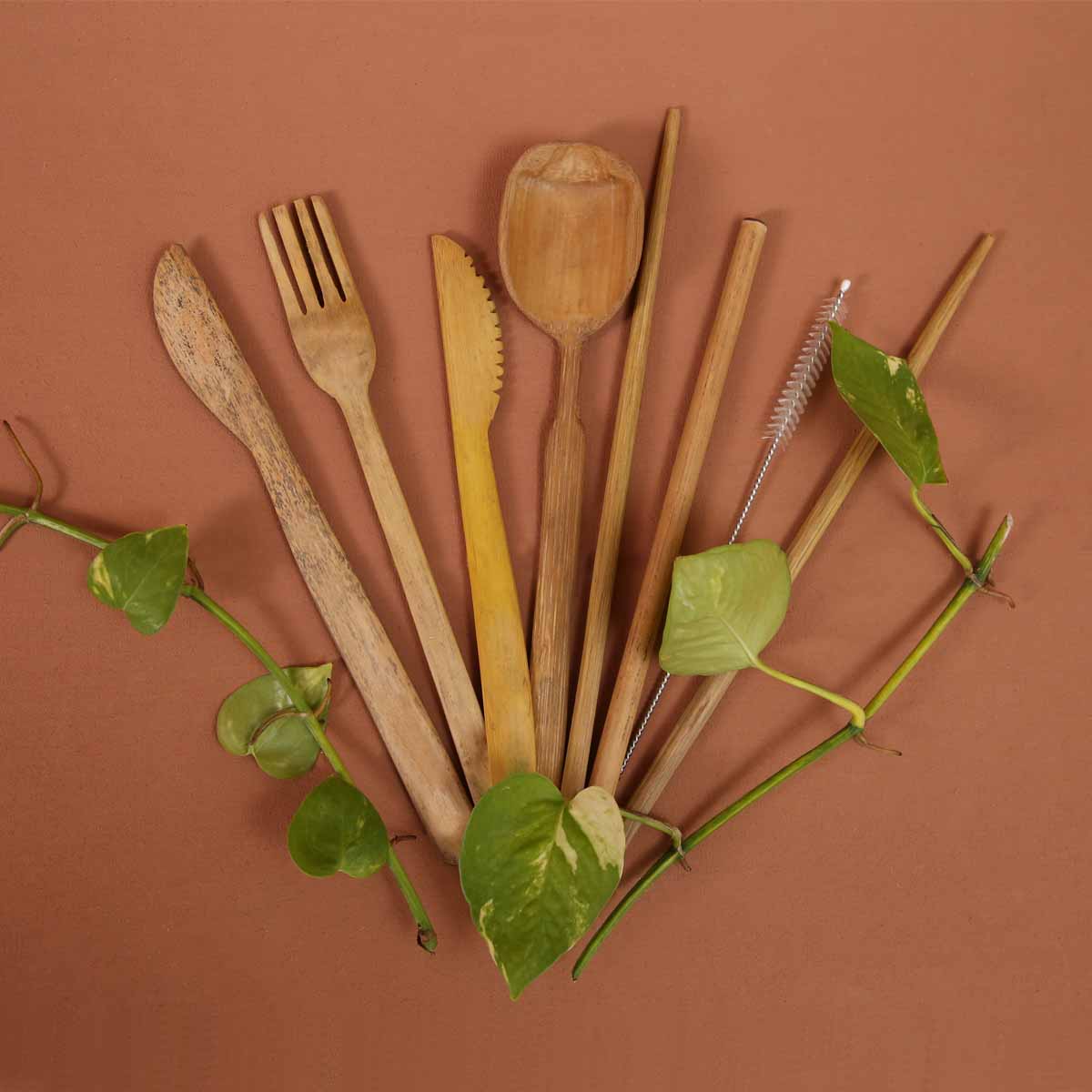 Bamboo Travel Accessory Set