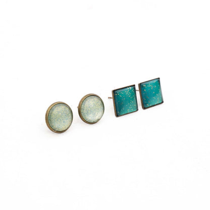 Emerald Earring Set