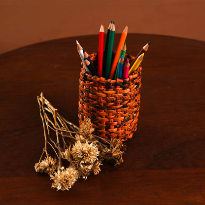 Orange Peel Pencil Holder