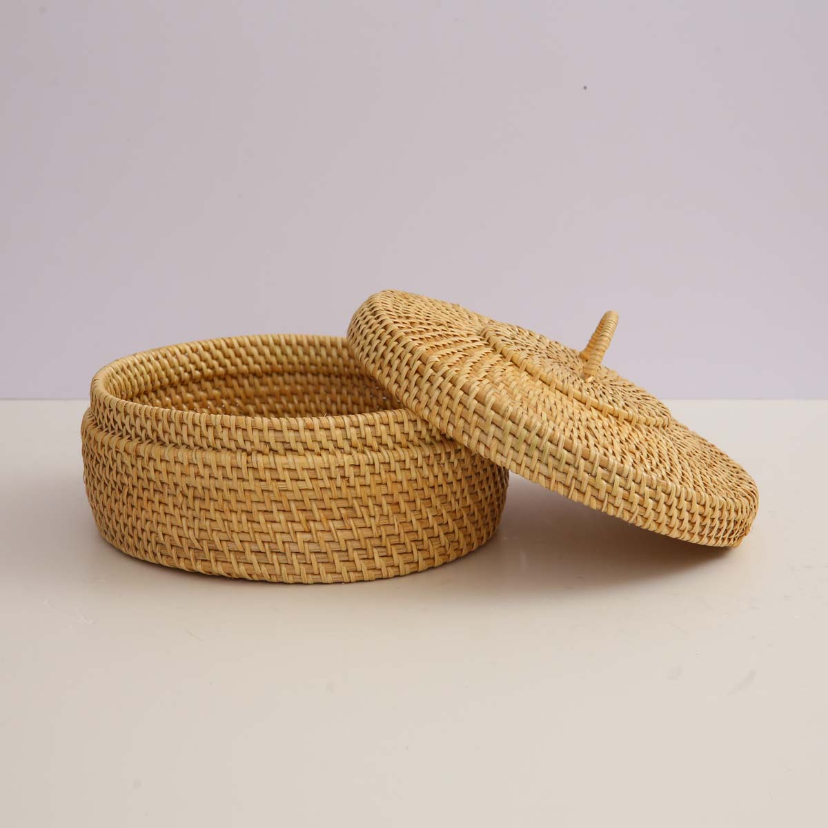 Gruha Sand Round Storage Box