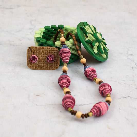 Small Pine Paper Jewellery Box