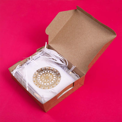 Gold Foil Luna Mandala Card Set