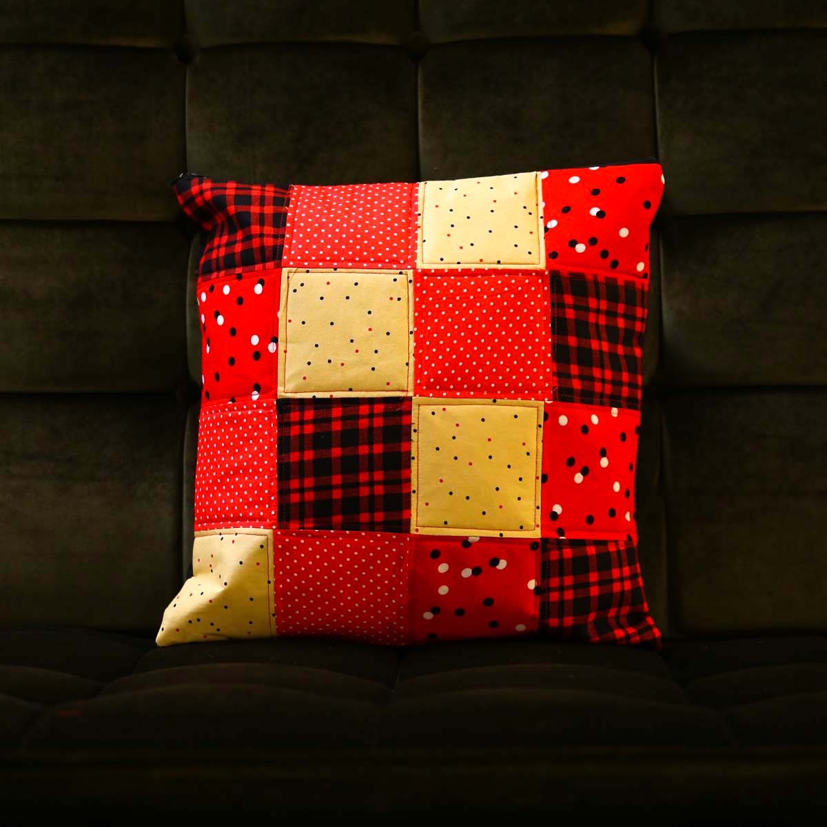 Patchwork Cushion Cover