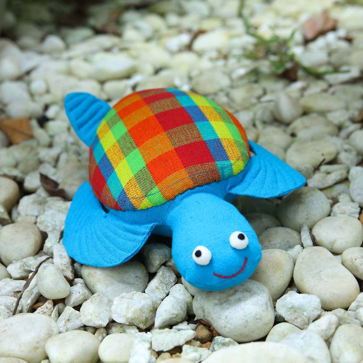 Blue Turtle Handloom Soft Toy