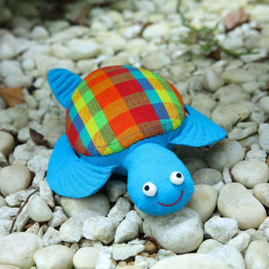 Blue Turtle Handloom Soft Toy