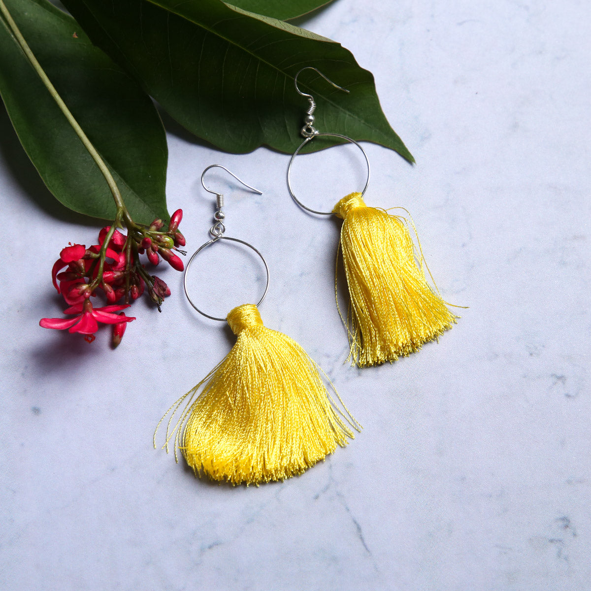 Daffodil Tassel Earrings