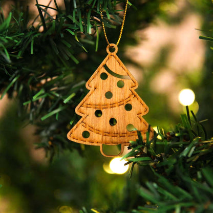 Christmas Tree Wooden Ornament