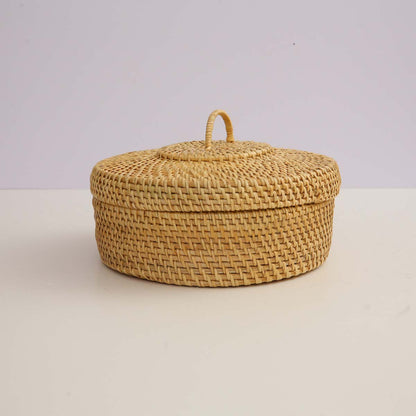 Gruha Sand Round Storage Box