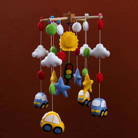 Toot Toot Felt Cot Mobile