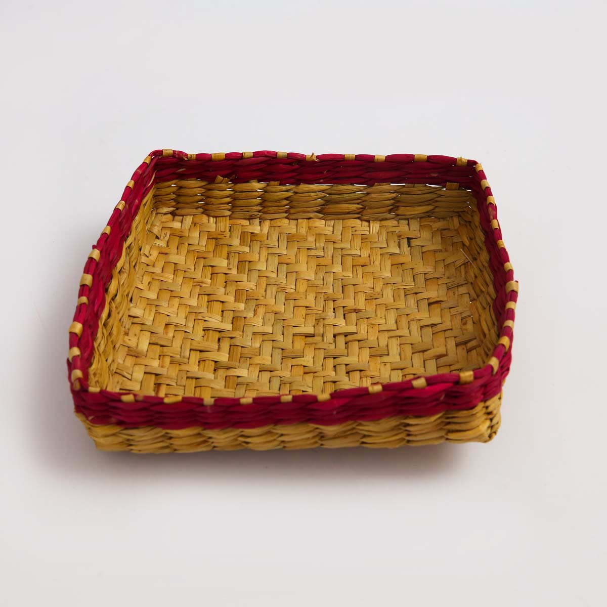 Magenta Reed Fruit Basket small