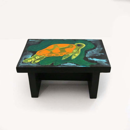 Turtle Wooden Stool