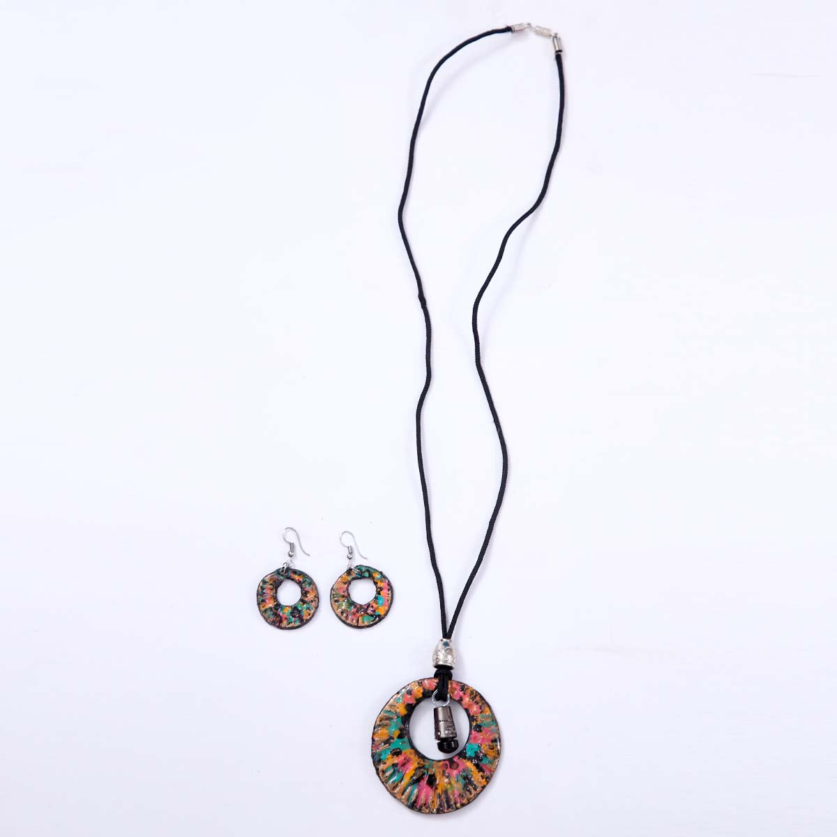 Jeweled Sphere Necklace & Earring Set
