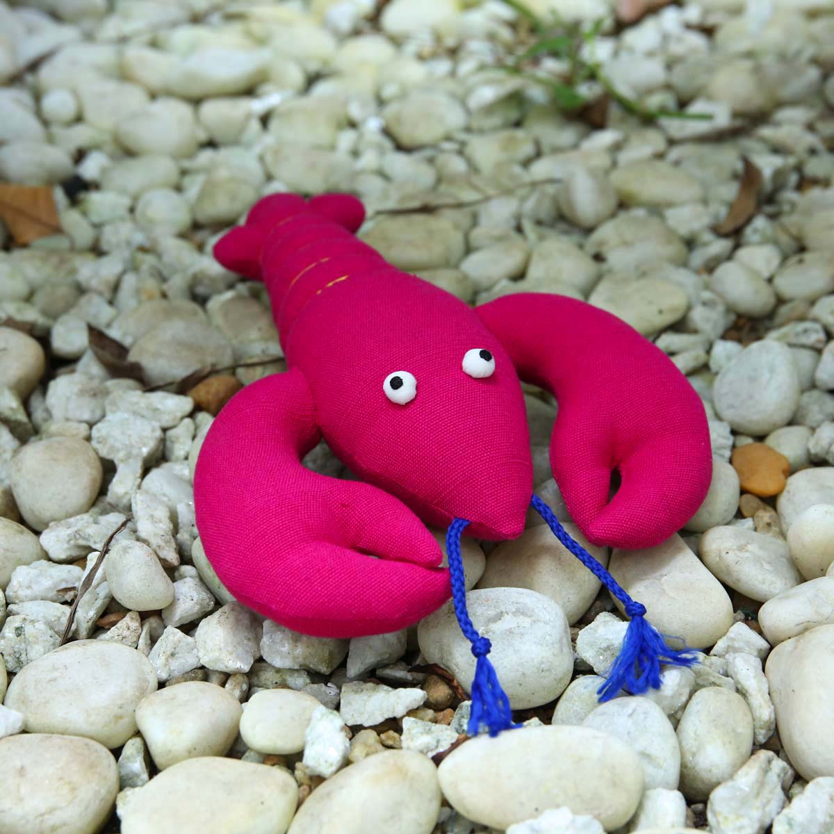 Pink Lobster Handloom Soft Toy