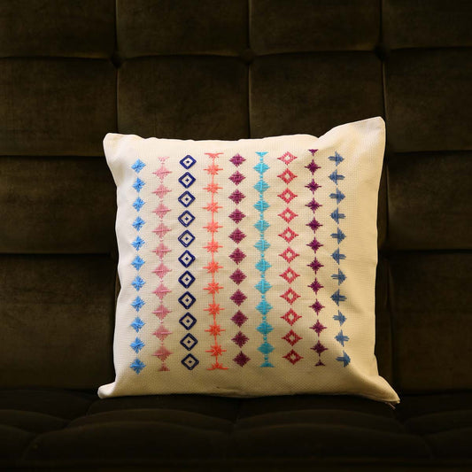 Embroidered Motif Cushion Cover