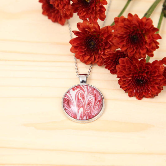 Strawberry Swirl Necklace