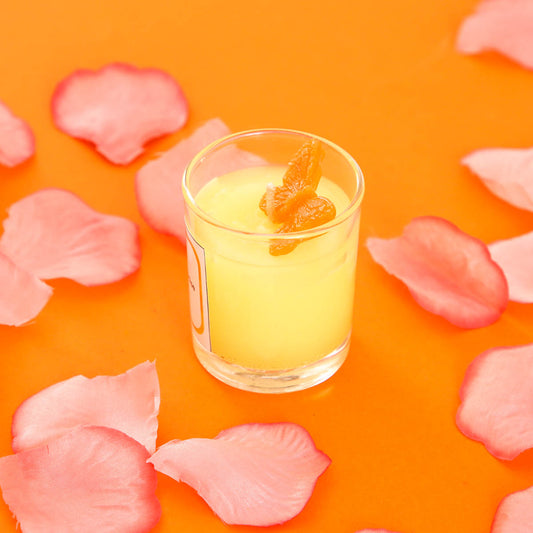 Vanilla Paradise Butterfly Glass Candle