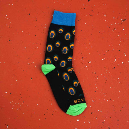 Peacock Feather Socks