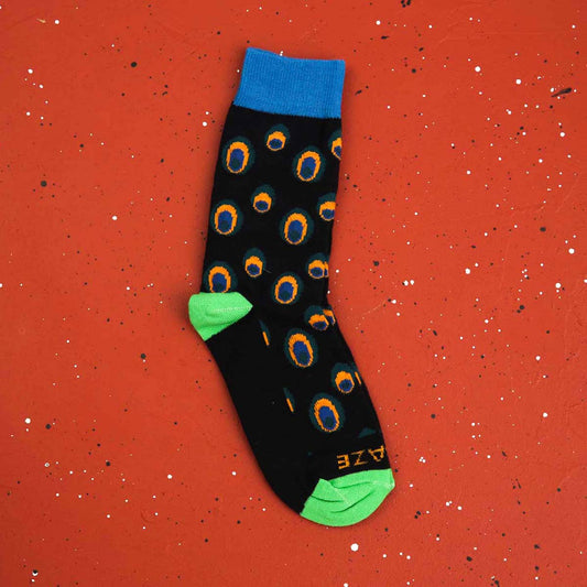 Peacock Feather Socks