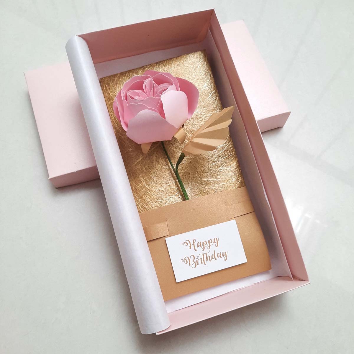 Juliet Rose 'Happy Birthday' Gift Box