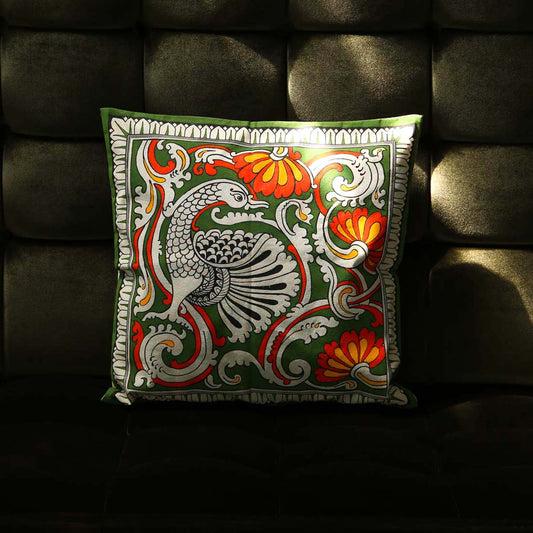 Colored Swan Cushion Cover