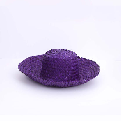 Indigo Straw Hat
