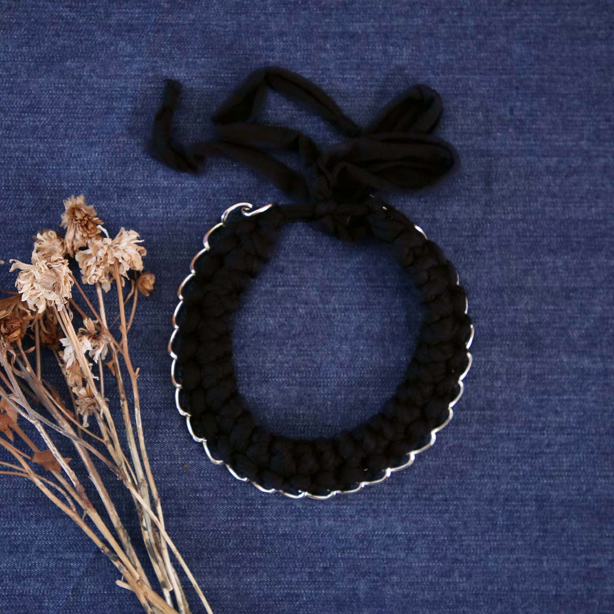 Black Crochet Choker
