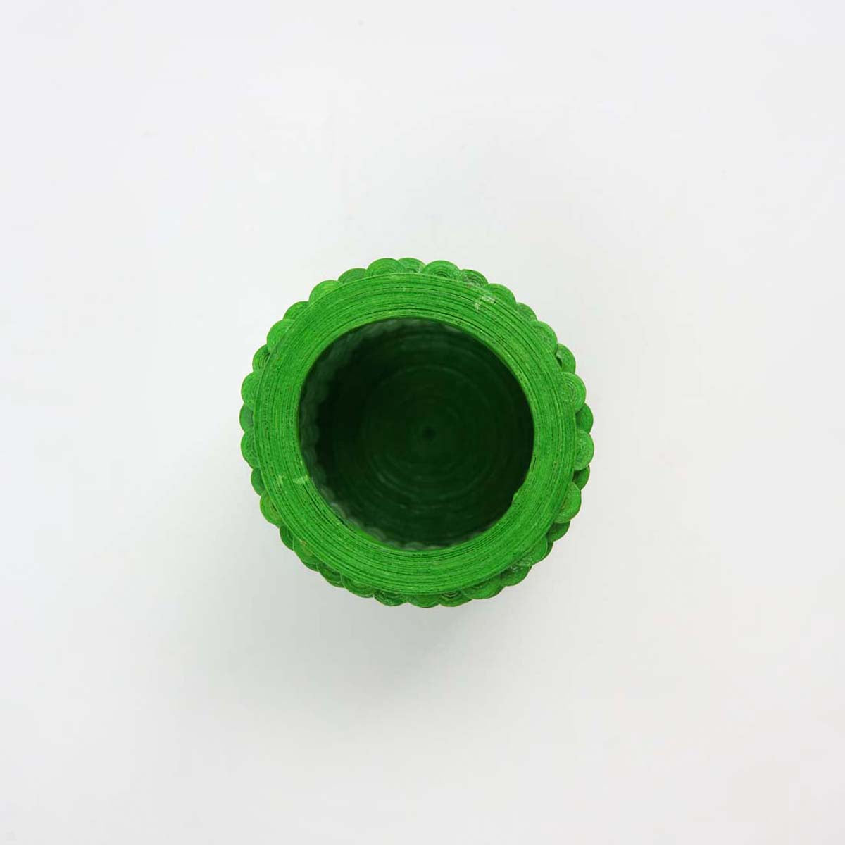Green Paper Pencil Holder