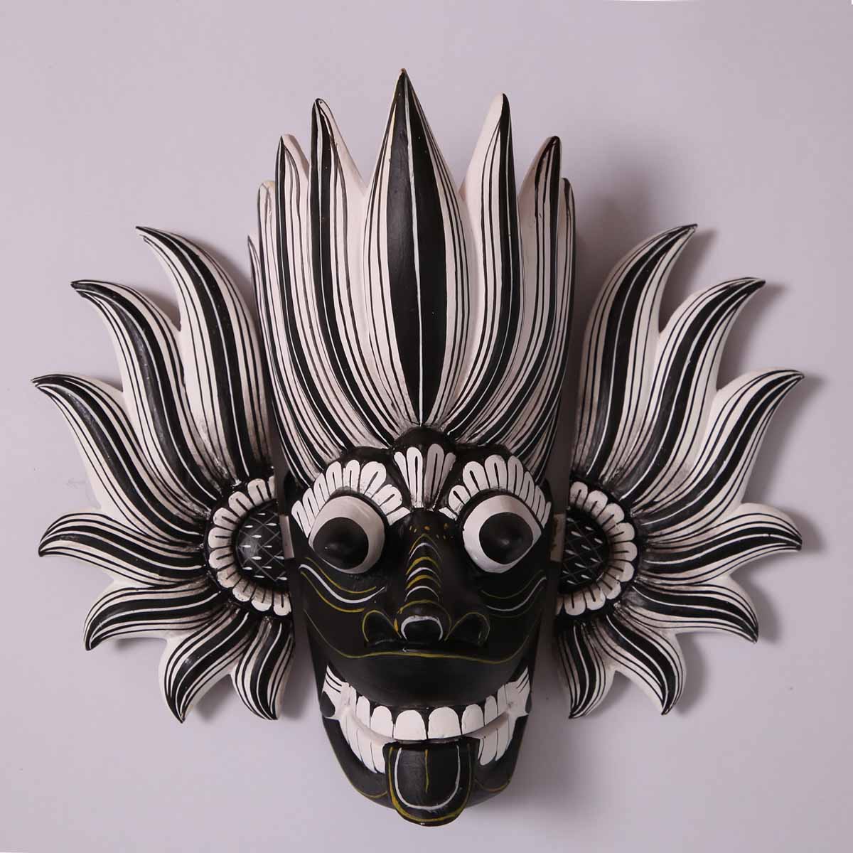 Black and White Ginidella Raksha Mask