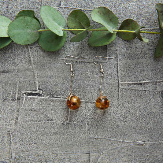 Coffee Drop Earrings
