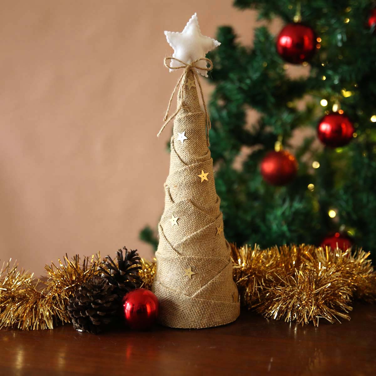 Burlap Thread Christmas Tree