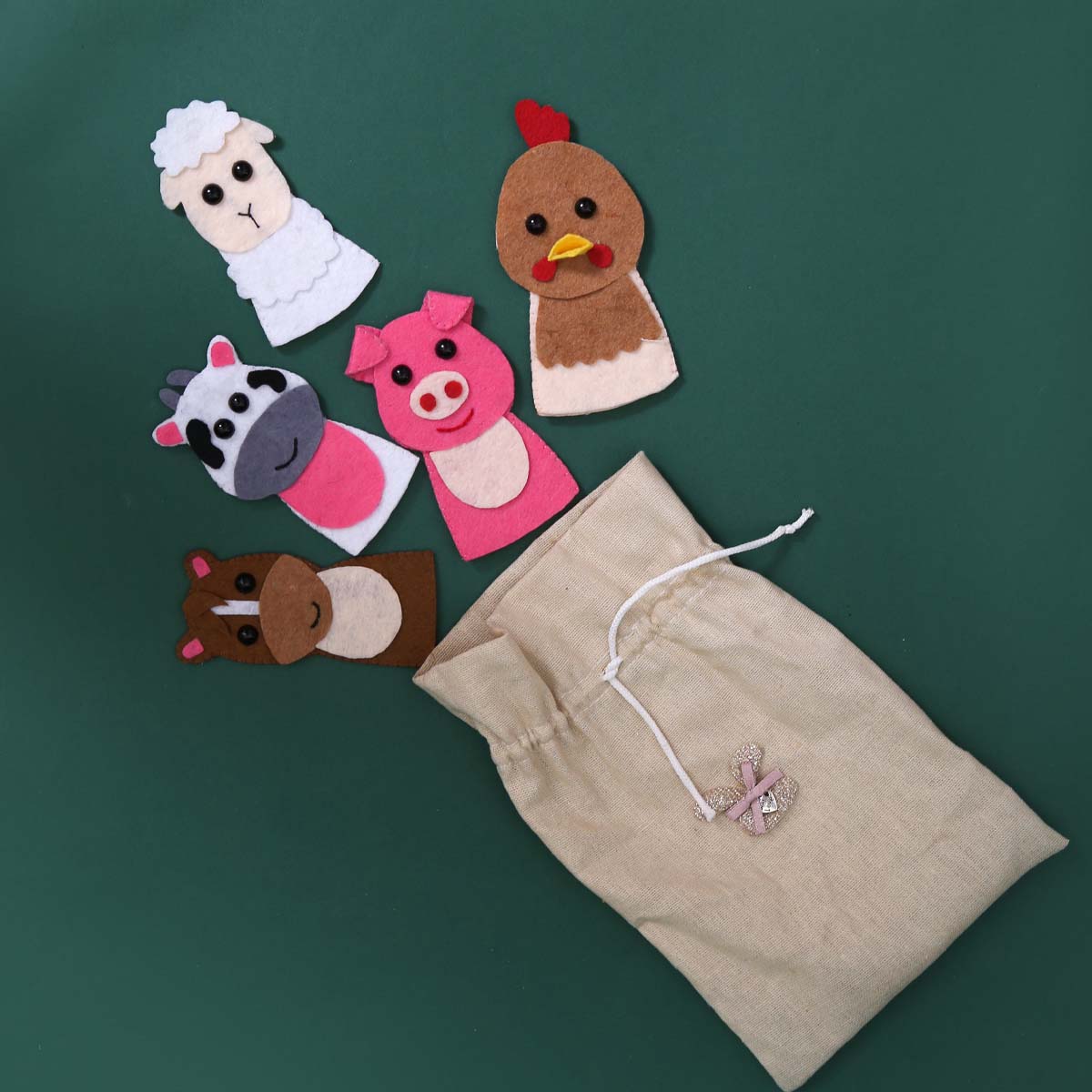 On The Farm Finger Puppet Set