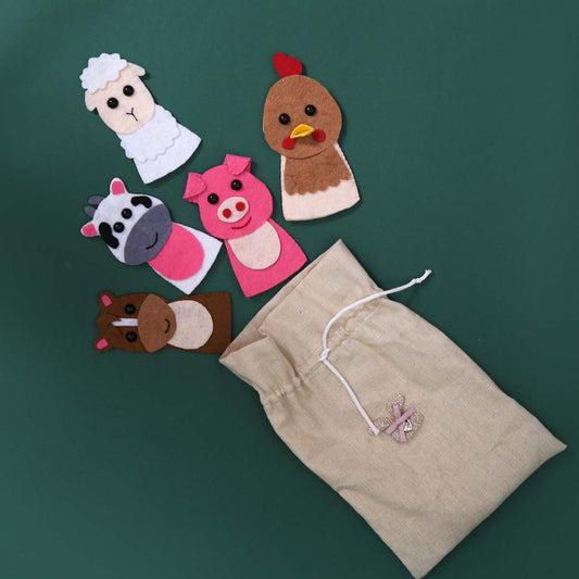 On The Farm Finger Puppet Set