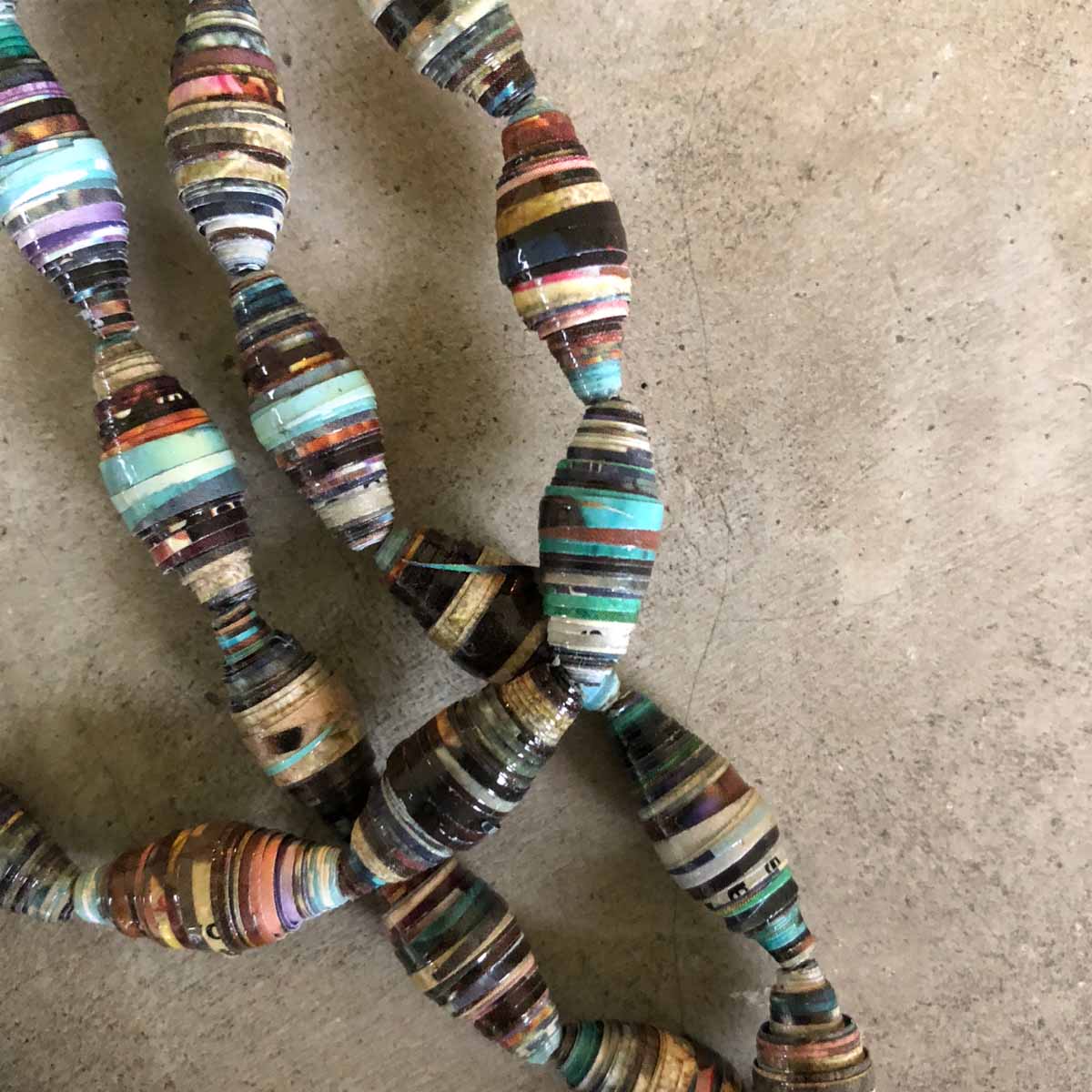 Paper Bead Bracelet