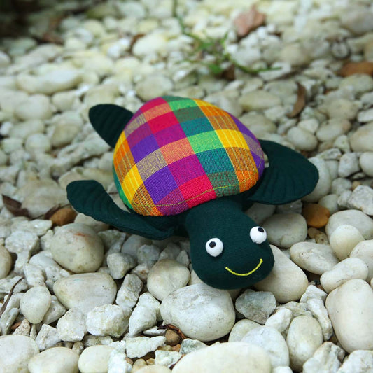 Black Turtle Handloom Soft Toy