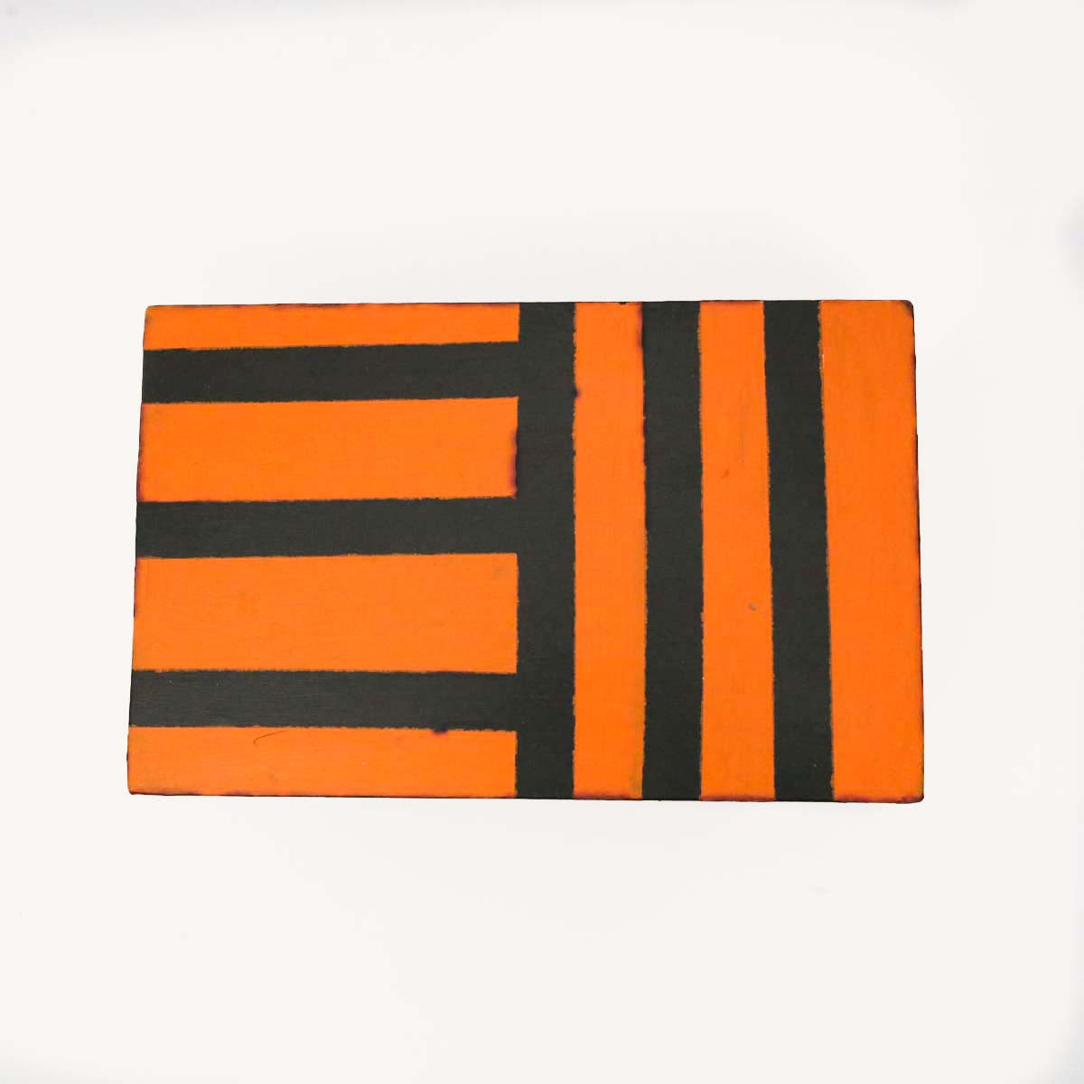 Striped Wooden Stool