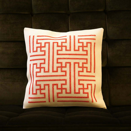 Cross Stitch Cushion Cover
