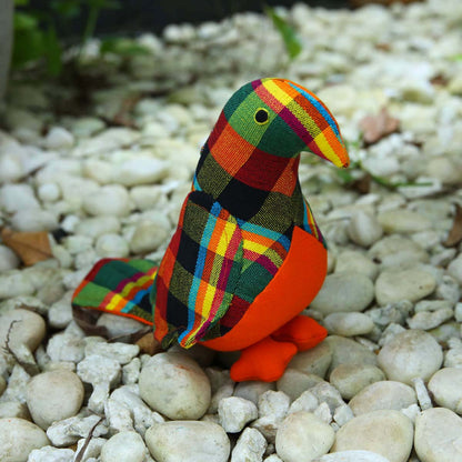 Orange Parrot Handloom Soft Toy