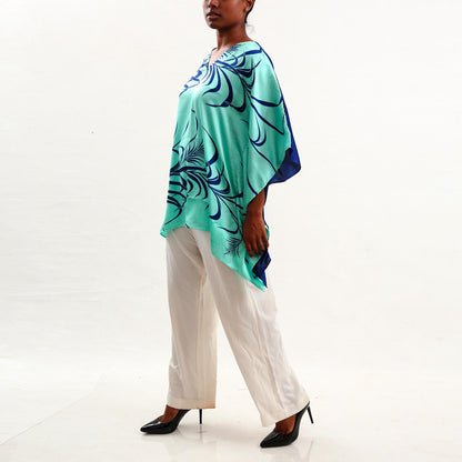 Whirl Silk Batik Top