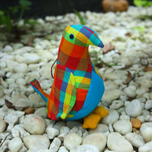 Blue Parrot Handloom Soft Toy