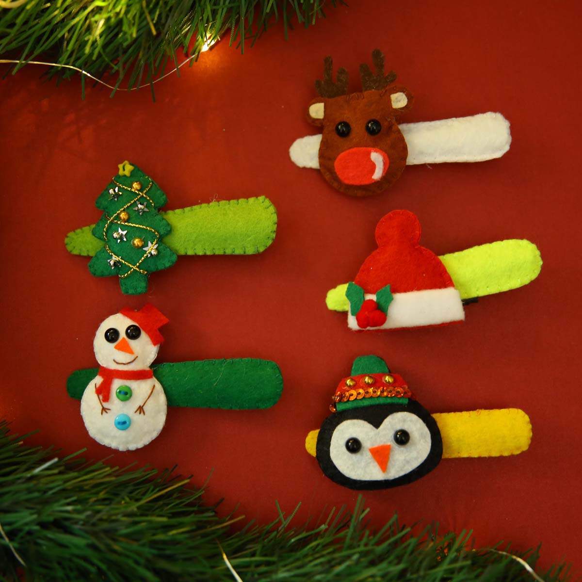 Christmas Collection Hair Clip Set