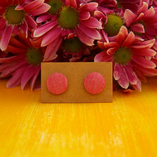 Polka Handloom Stud Earrings