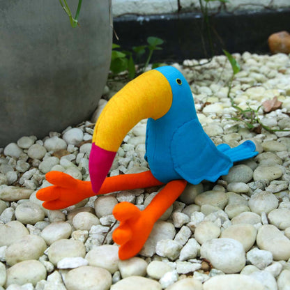 Blue Toucan Handloom Soft Toy