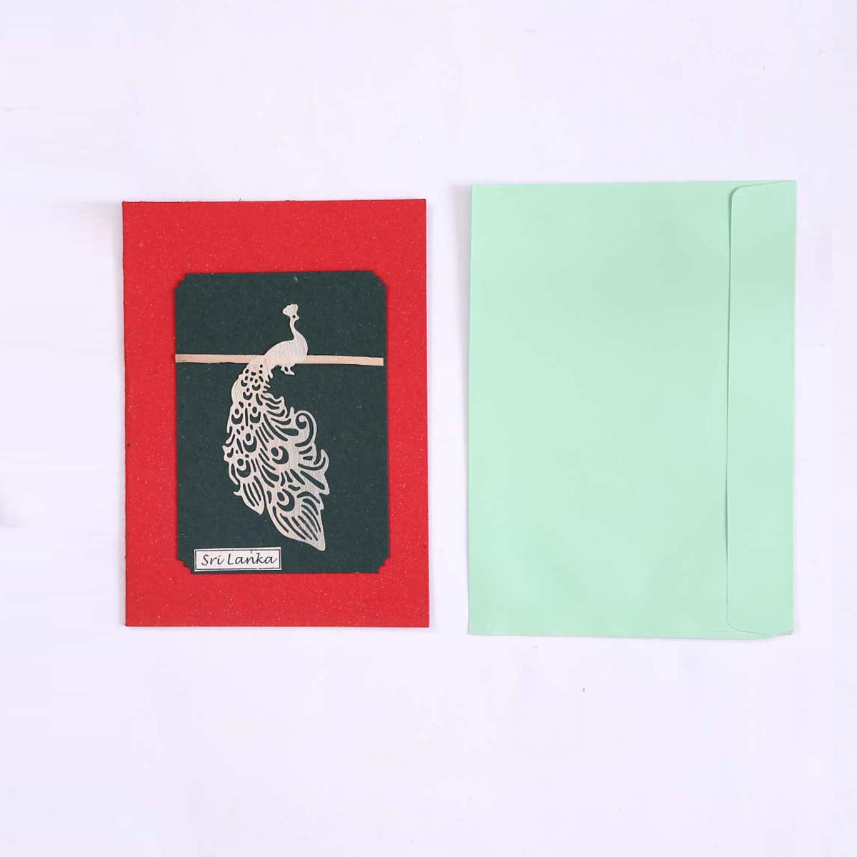 Majestic Peacock Card