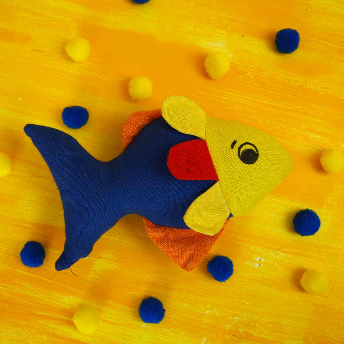 Handloom Fishy Soft Toy